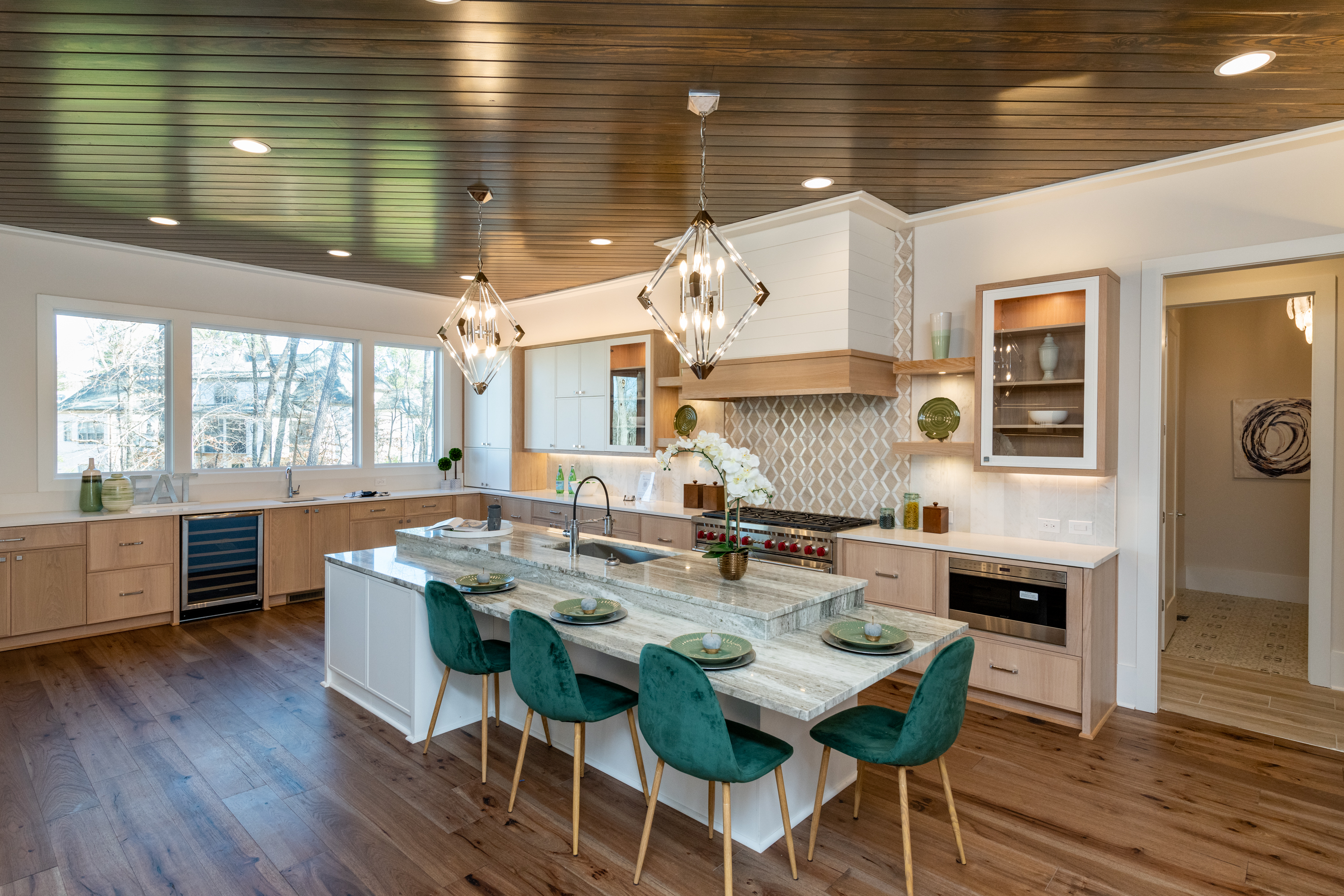 Open concept kitchen